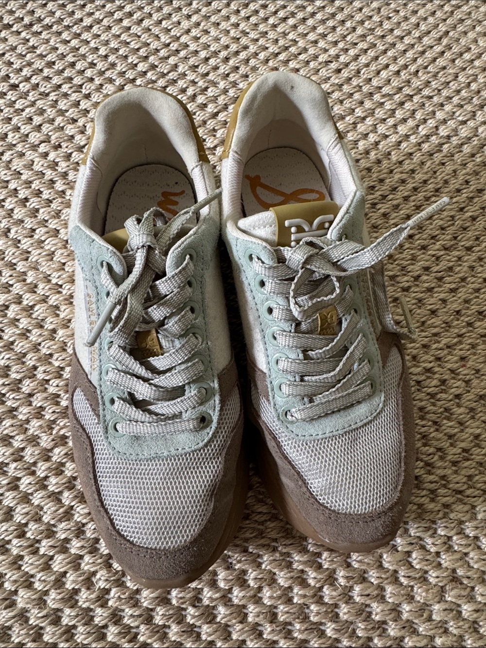 Neutral Multi-Tone Women's Sneakers - Casual Comfort